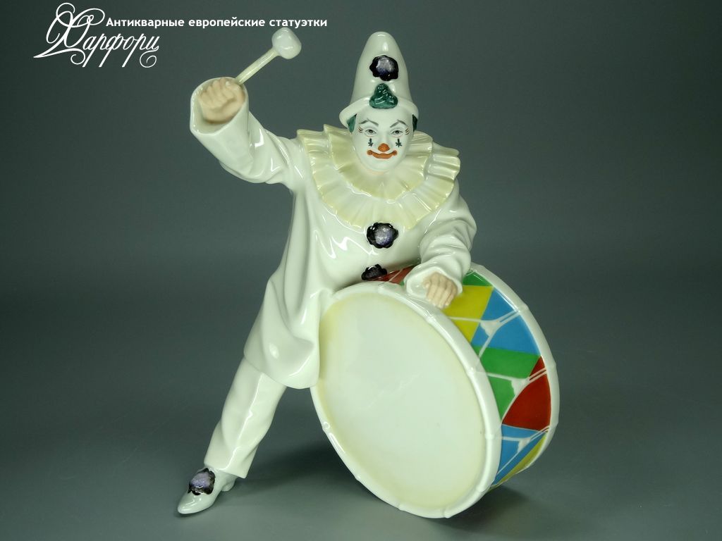 Купить фарфоровую статуэтку Hutschenreuther Клоун с барабаном